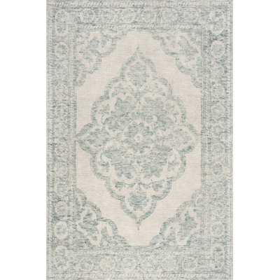 Padma Lakshmi Istanbul Hand-Tufted Ornate Border Wool-Blend Rug