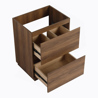 24" Bathroom Storage Vanity Without Top Sink