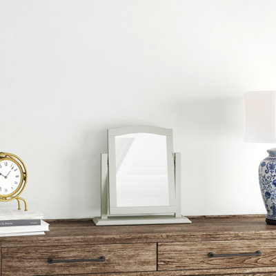 Carolina Wood Flat Wall Mirror