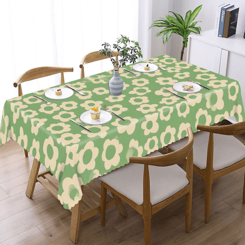 Housse de table Daisy Sage Green