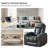 39'' Wide Power Recliner With Smart Cup Holder Power Headrest And Wireless Charger-618143459