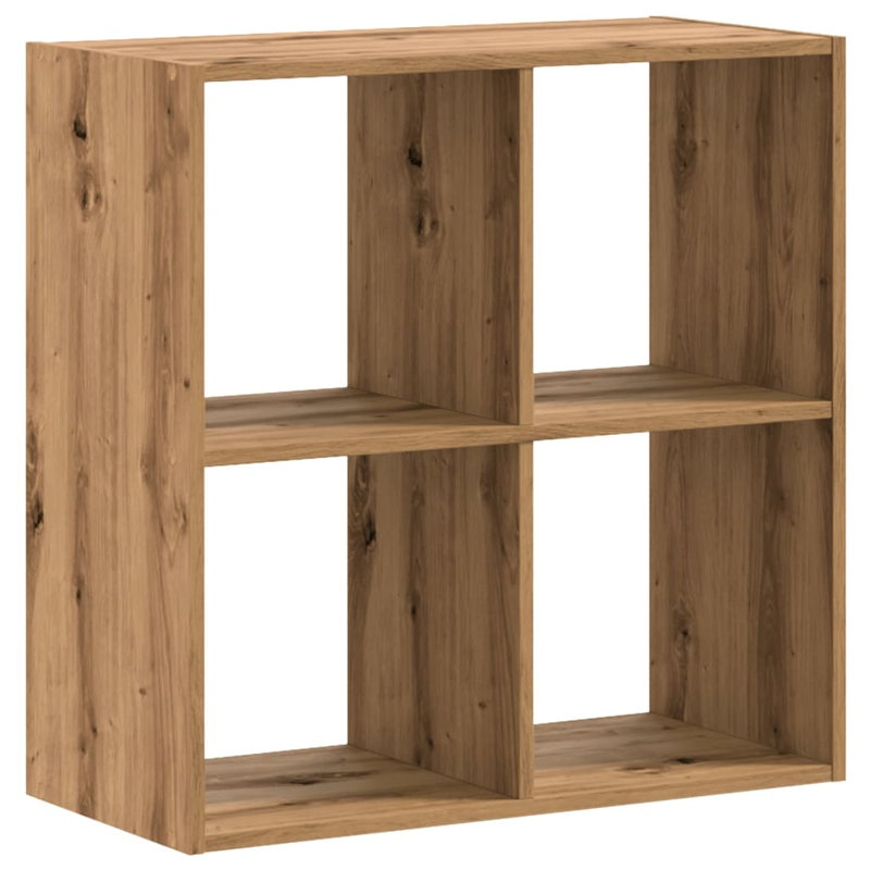 Selven 68.5cm H x 68.5cm W Bookcase, Artisian Oak