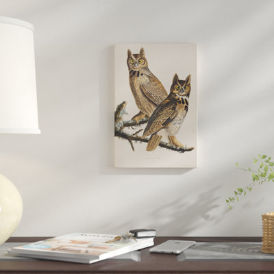 « great corned hibou », reproduction d’impression sur toile