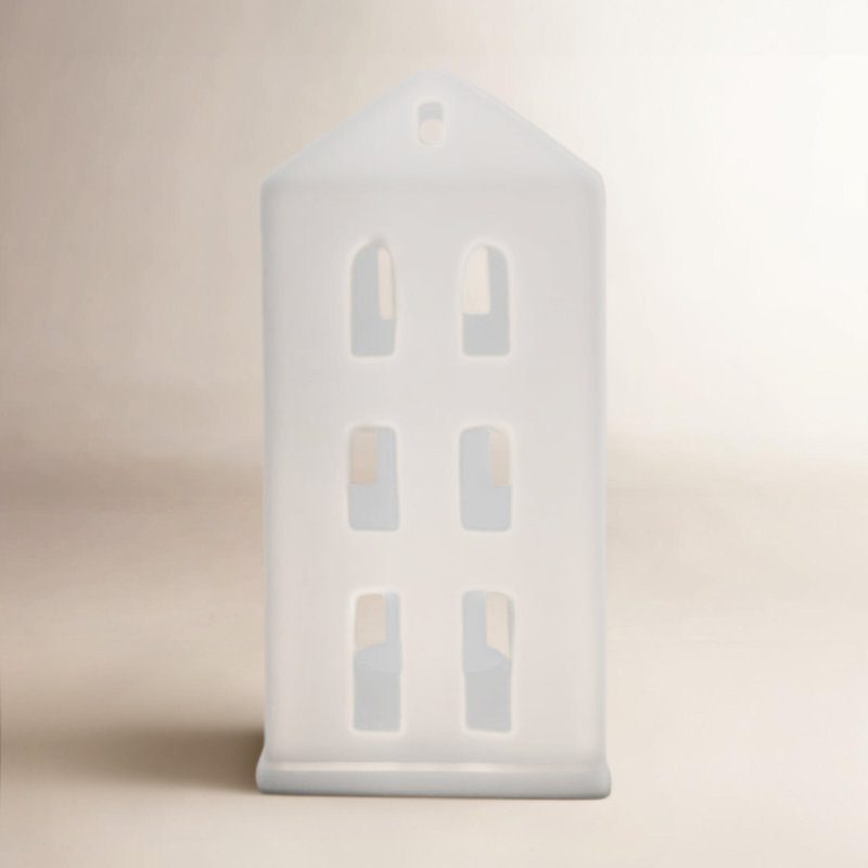 Maison de village en porcelaine - toit en croupe - 6,5 po