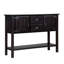 Élégante console en bois massif avec beaucoup de rangement pour le salon, la cuisine et la salle à manger-1686474607