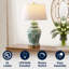 Deziree 29.5" Blue/White Table Lamp-123430916