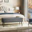 Banc de rangement avec repose-pieds Mid-Century