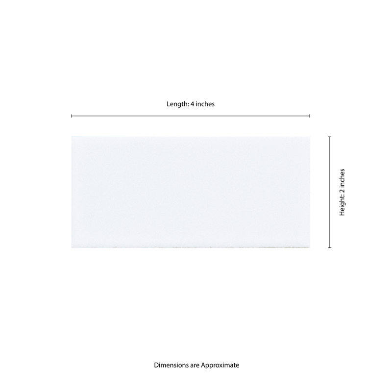 Silica White Subway 11 in. x 12 in. Glossy Porcelain Mosaic Floor and Wall Tile