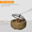 Acequia Round Steel Smokeless Utility Cart