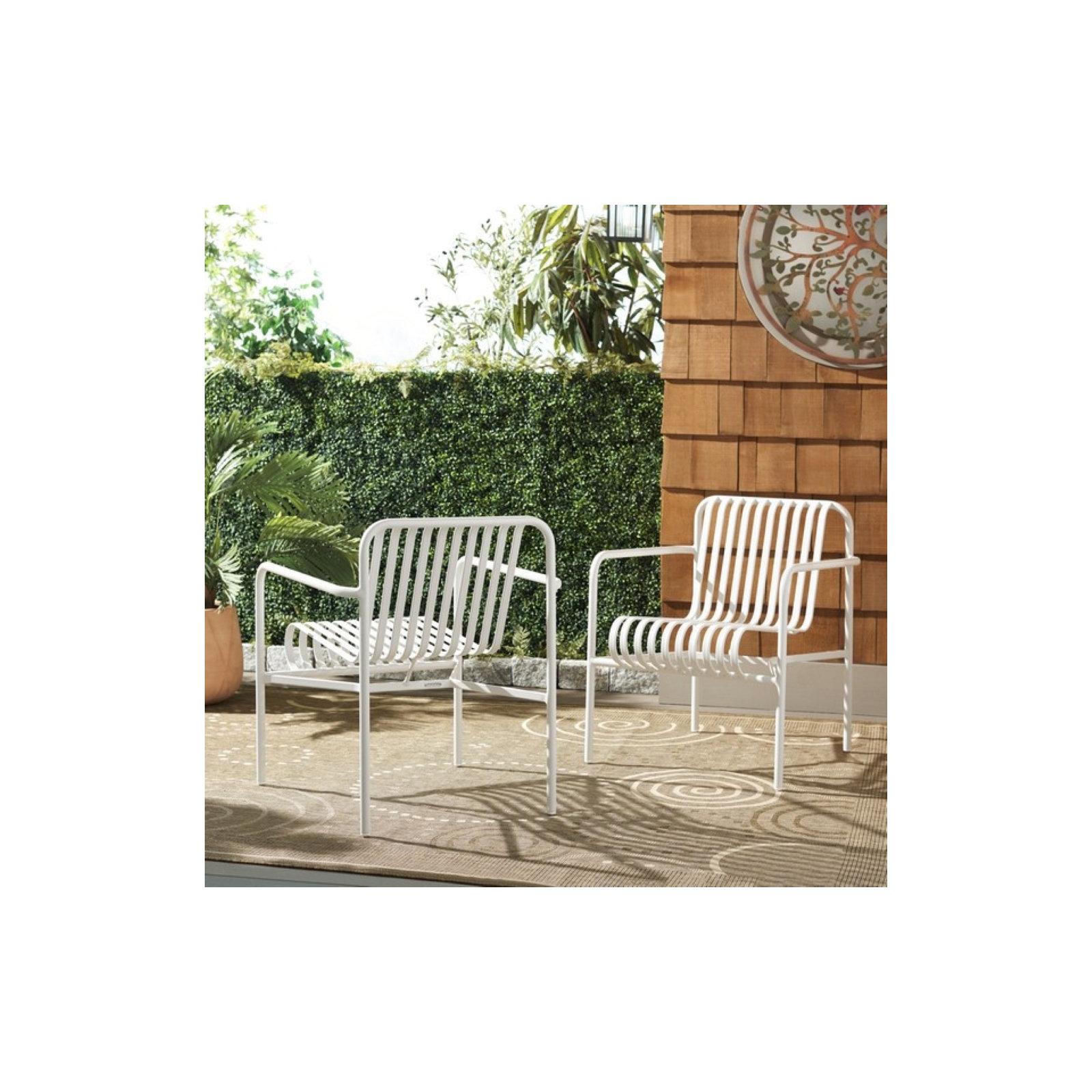 Derell Armchair, White