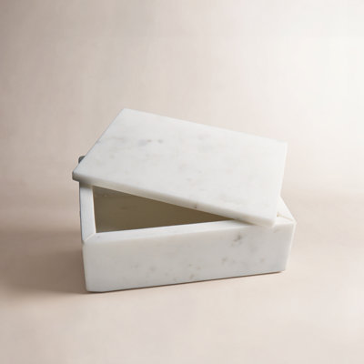 Boîte rectangulaire en marbre Matheson