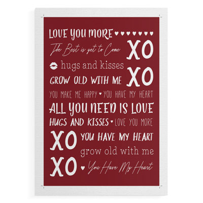 Love You More -Canvas Print Only - NOT FRAMED
