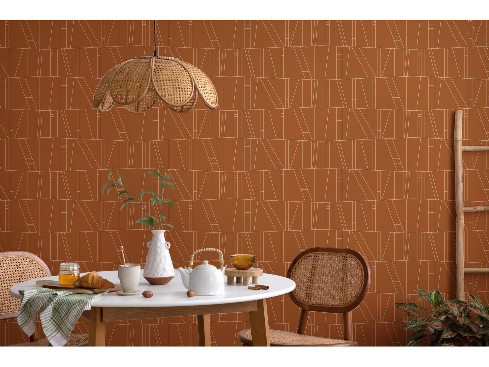 Forbes Masters Self-Adhesive Roll, Terracotta, Peel & Stick