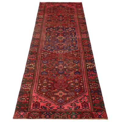 Averleigh One-of-a-Kind Runner 3'10" X 13'3" 1990s Runner Wool Area Rug