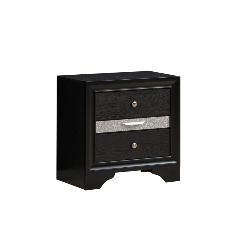 Madrid G02390-N Nightstand, Black
