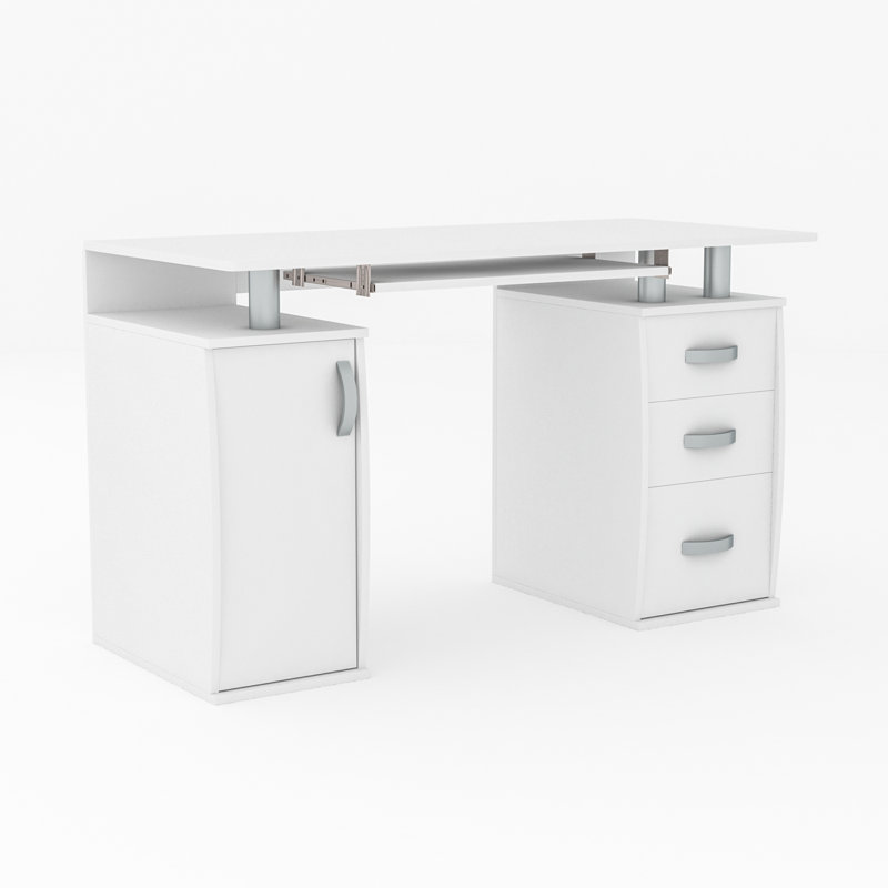 Muskoka Computer Desk, White