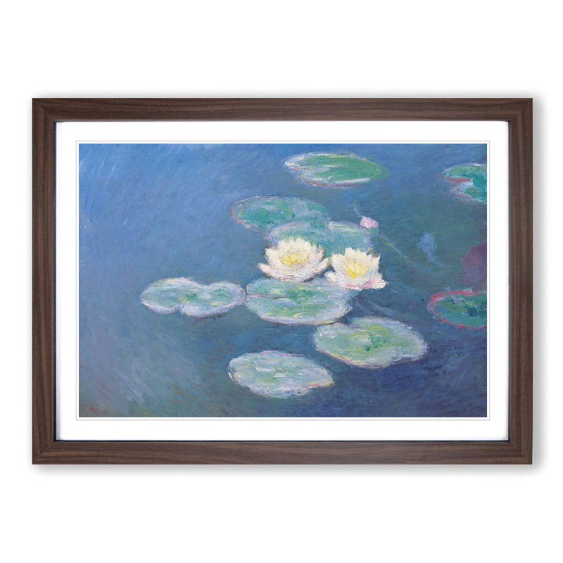 Claude Monet - Single Picture Frame Painting, Walnut