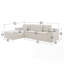 Canapé modulaire Cloud avec méridienne en L, canapé modulaire moderne avec assise profonde, rembourré pour le salon et la chambre à coucher, aucun assemblage requis-119912234