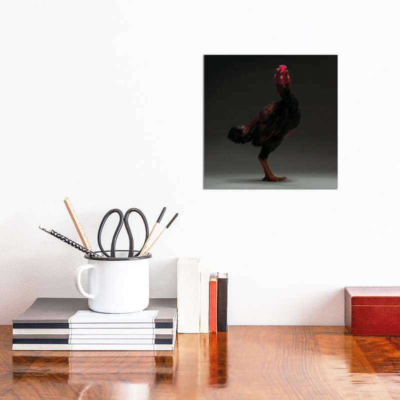 Japanese Shamo by CHICken - Wrapped Canvas Print, 30.48 cm H x 30.48 cm W
