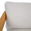 Chaise de patio pivotante en teck Nina