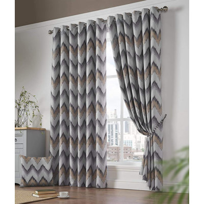 Fulgham Eyelet Room Darkening Curtains