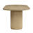Chassidi 6-Person Dining Table Set With Upholstered Armchairs & Fluted Double Pedestal Base-129681262-129681263
