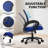 Mesh Office Chair, Adjustable Computer Desk Chair,  Swivel Ergonomic Task Chair With Wheels and Lumbar Support-68297475