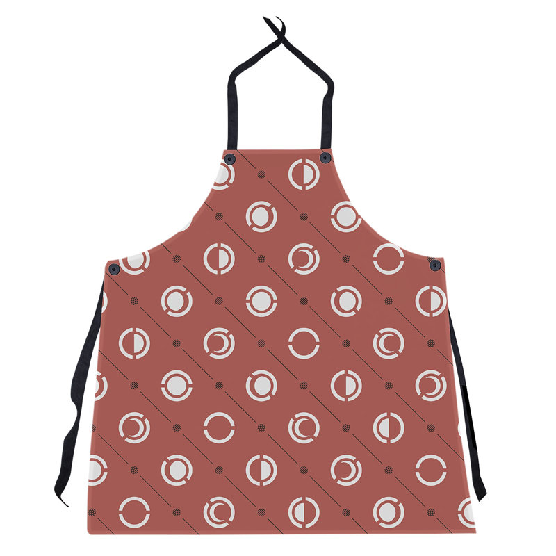 Skeffingt Bib Apron, Red/Black