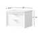 Draven 24'' Single Bathroom Vanity with Porcelain Top