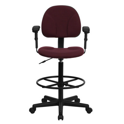 Fabric Drafting Chair with Adjustable Cylinders