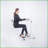 Desks, Compact Adjustable Standing Desk for Small Spaces | White | Metal &amp; Wood