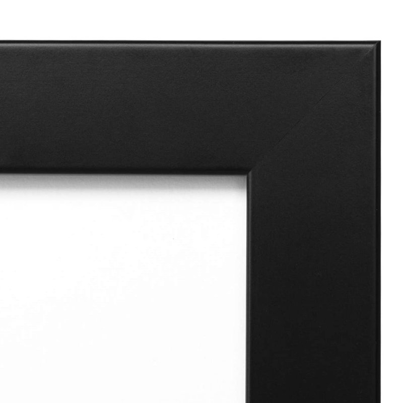 Cadre photo en bois Deekha, Blanc, 8 po x 12 po
