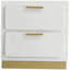 Sophia White 2-drawer Nightstand