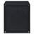Black And Silver 2-Drawer Nightstand