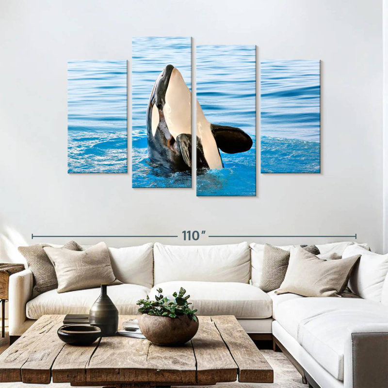 Brampt Orca Sighting, 54"H x 84"W