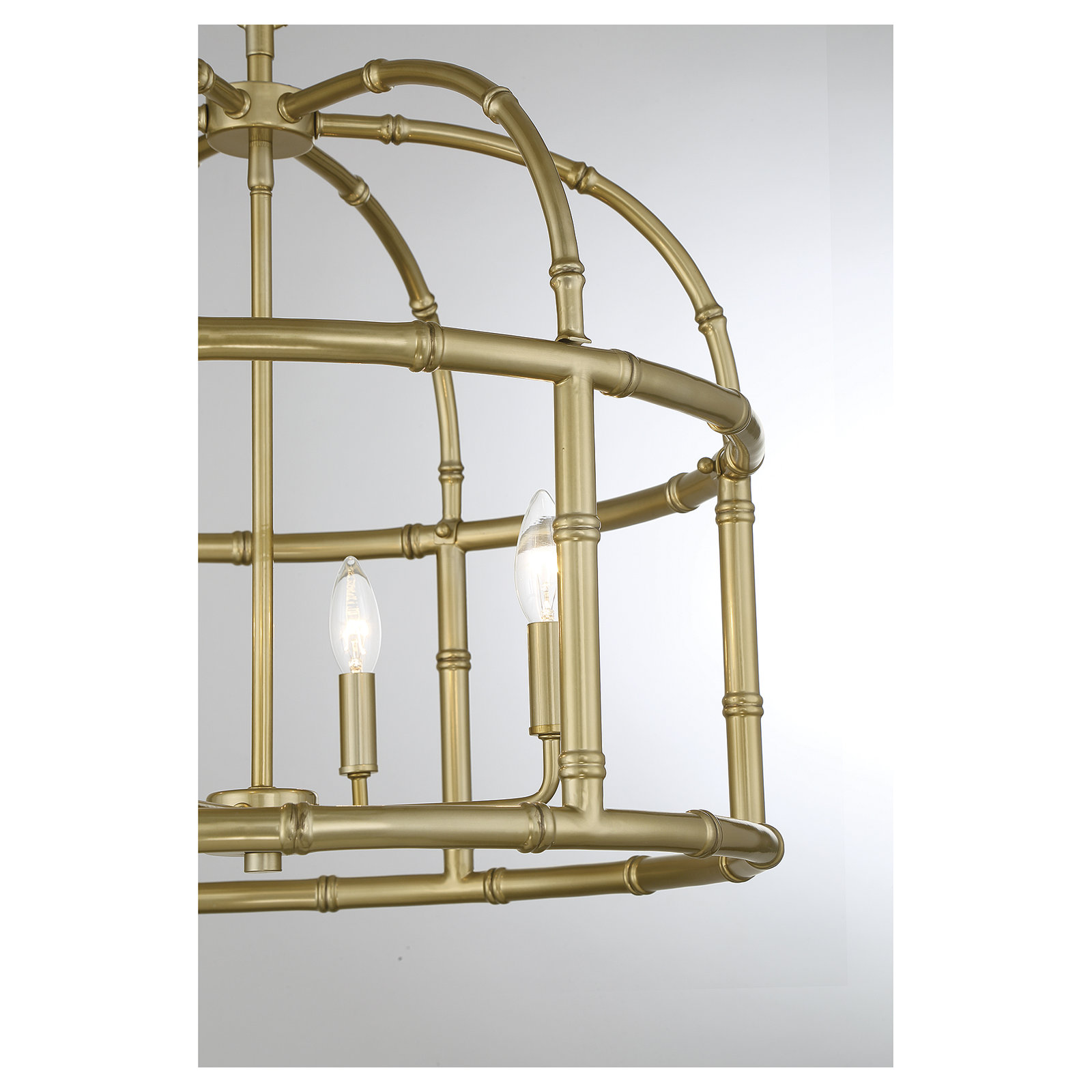 Ethan 4 - Light Metal Dimmable Chandelier