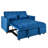 3-In-1 Convertible Sleeper Sofa Bed With Adjustable Backrest,Modern Velvet Pull Out Sofa Bed With 2  Arm Side Pocket And Pillows-319696238