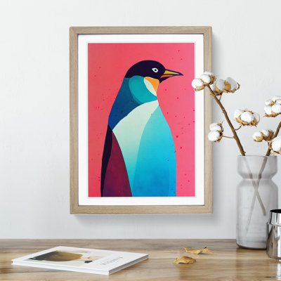 Penguin in Colour No.2 Abstract - Wall Art