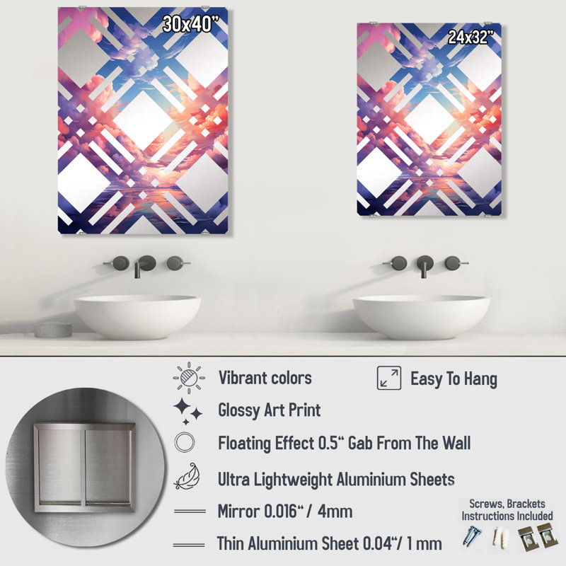 Miroir mural Delorenzo - MIR140929, 40 po x 30 po