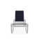 Holna Outdoor Rust-Resistant Metal Chaise Lounge