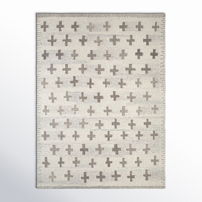 Niara Wool Abstract Indoor Rug, Rectangle 8'10" x 12'