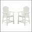 Chaise de bar avec accoudoirs, ensemble de 2 chaises de patio
