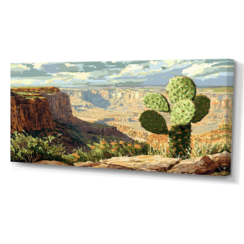 Izavier - Floral Wall Art, H 28 po x l 60 po, Toile tendue, Ne s’applique pas