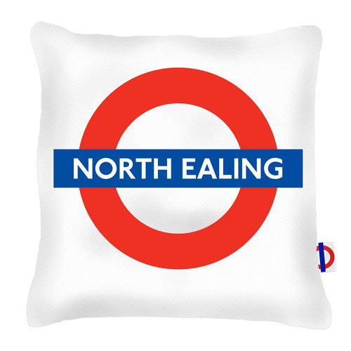 North Ealing Tube Station London Transport Cushion