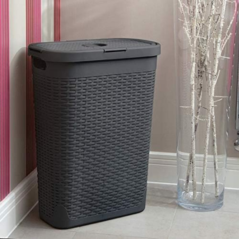 Cotton Laundry Room Organiser, Grey