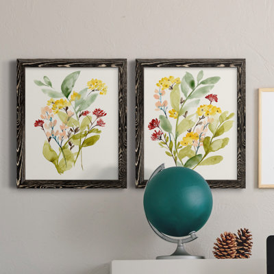 " Spring Sprigs I " 2 - Pieces Painting Print