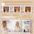 Makeup Vanity Table With Led Lighted Mirror, Power Outlet, 9 Drawers, 4 Shelves, 5 Jewelry Hooks-306265237-278625925