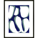 Contemporary Blues 1 Painting by Andrea Stokes