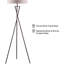 Lampe trépied Crossed