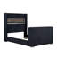 1 pièce Eastern Cheesman Bed Bed Wing Design-88317500-88317474